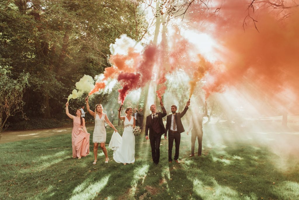 Photo d'un mariage de la photographe LD Photographie au Moulin du Ponchou à Bohars  proche de Brest dans le Finistère