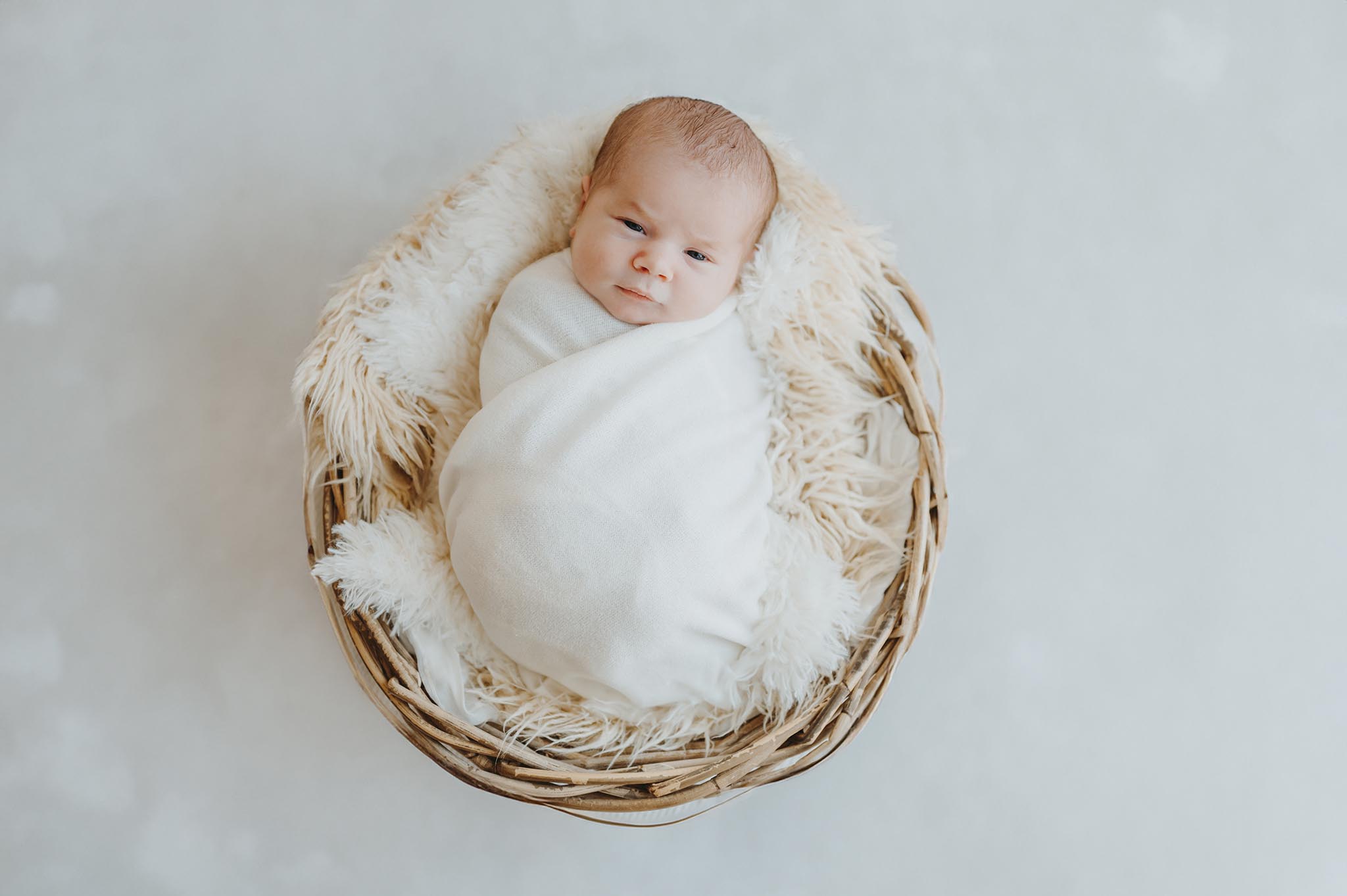 Photo d'un bébé dans le studio de Plouzané